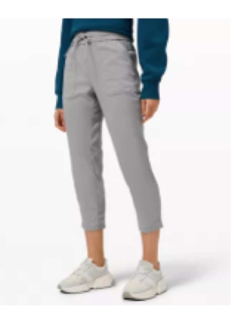 Lululemon beyond the studio cropped pants rhino grey